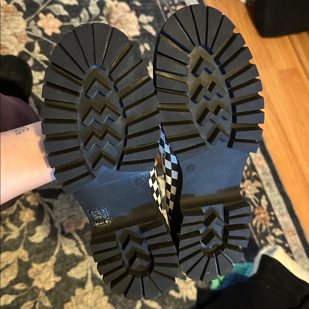 Steve Madden Checkered Loafers - Picture 2 of 5